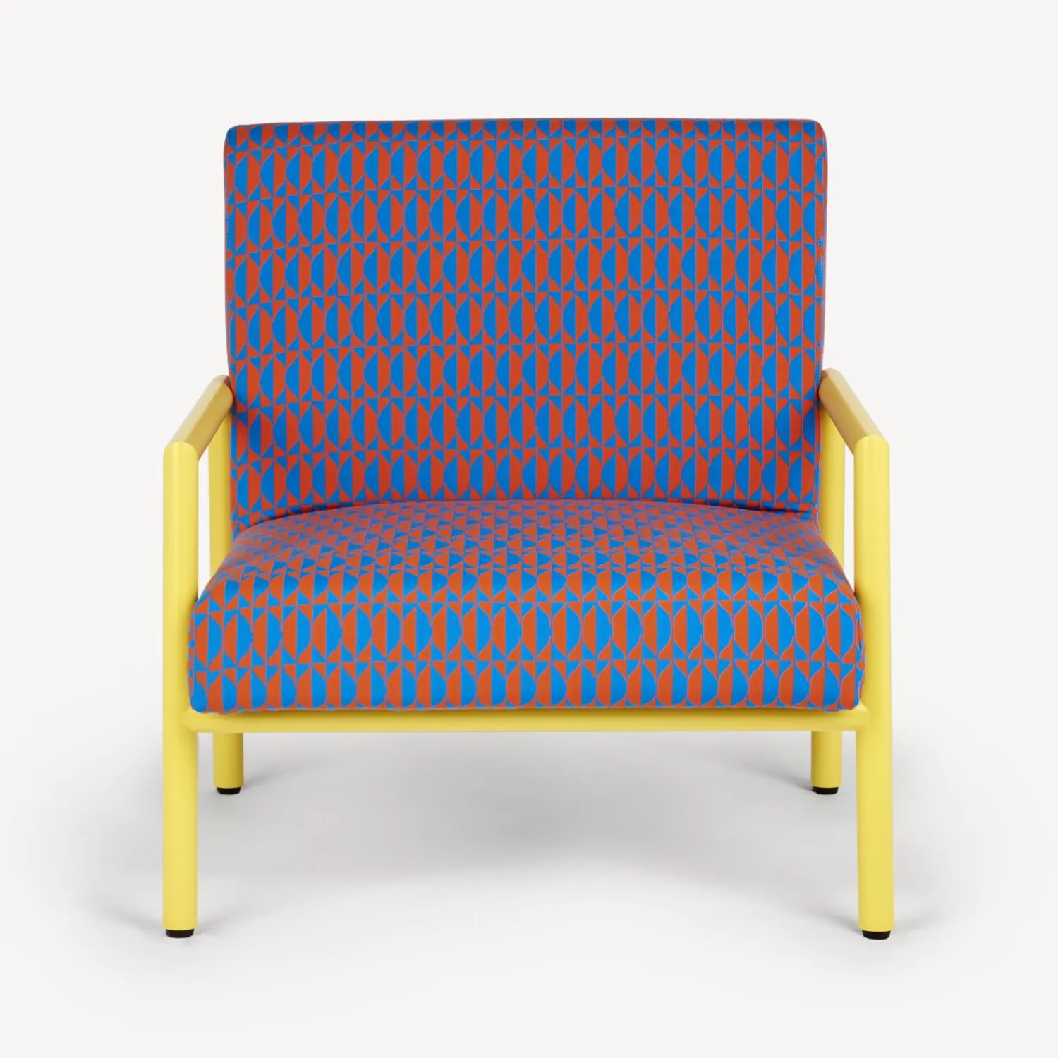 Living Rooms<Fornasetti Outdoor Armchair Losanghe Turquoise/Orange/Yellow