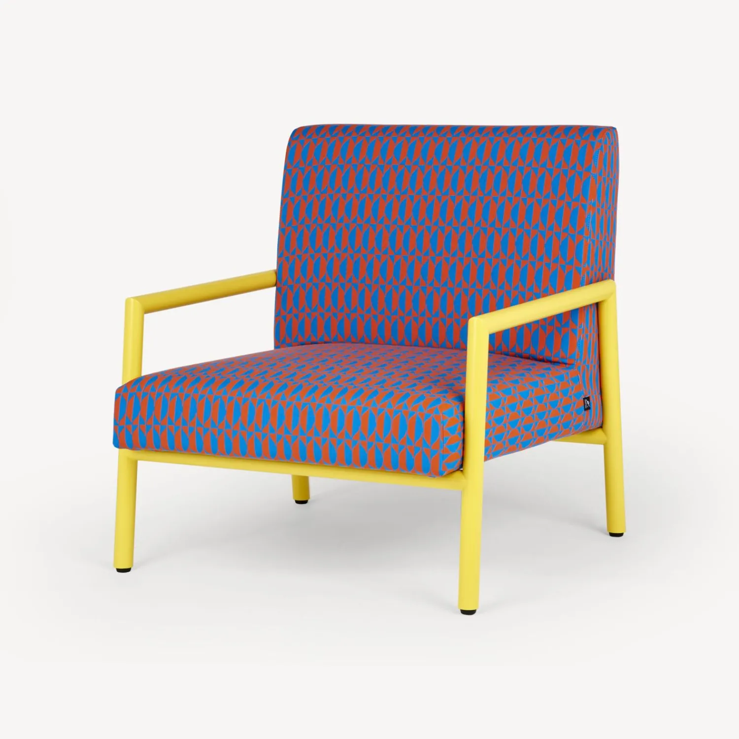 Living Rooms<Fornasetti Outdoor Armchair Losanghe Turquoise/Orange/Yellow