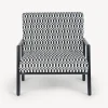 Living Rooms<Fornasetti Outdoor Armchair Losanghe White/Black