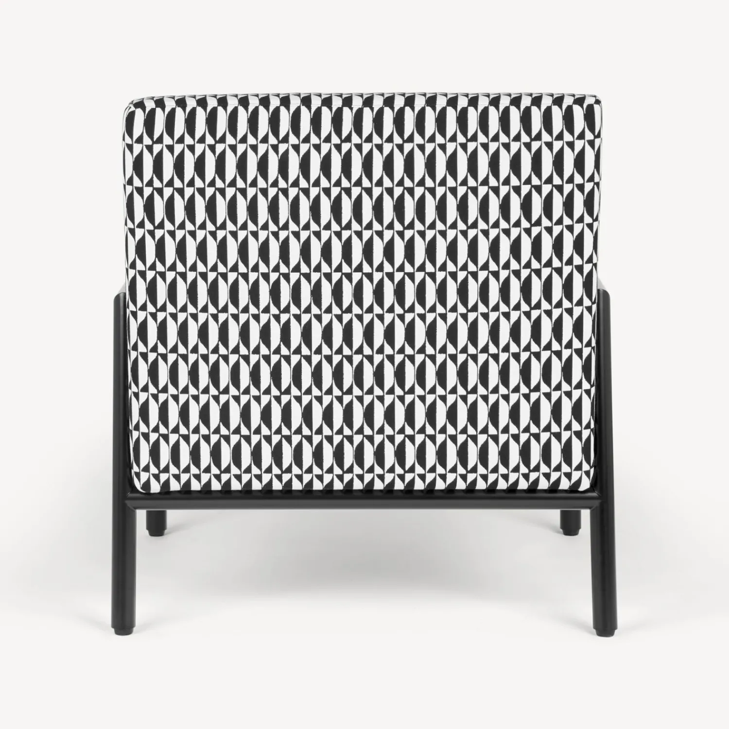 Living Rooms<Fornasetti Outdoor Armchair Losanghe White/Black