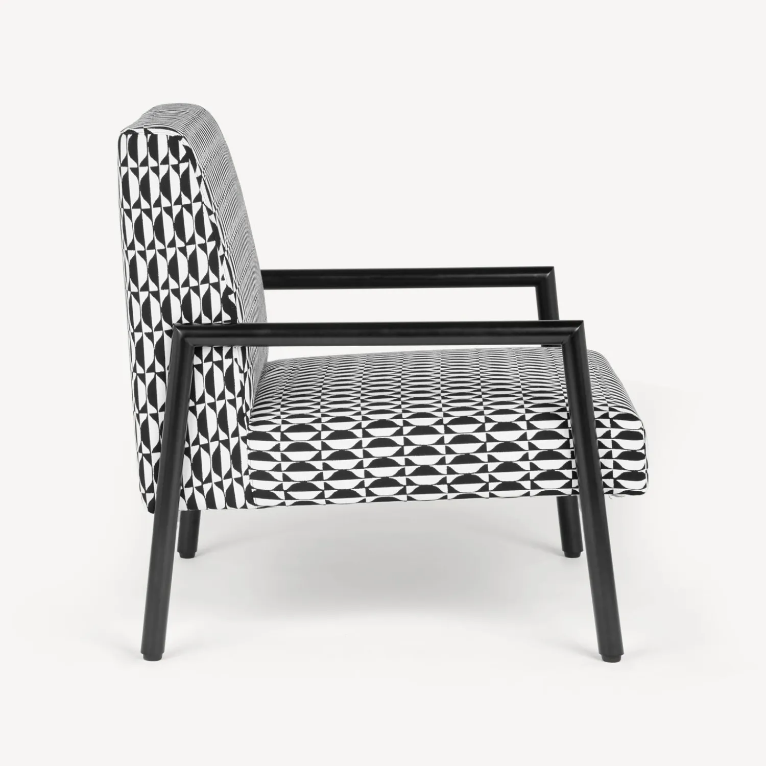 Living Rooms<Fornasetti Outdoor Armchair Losanghe White/Black