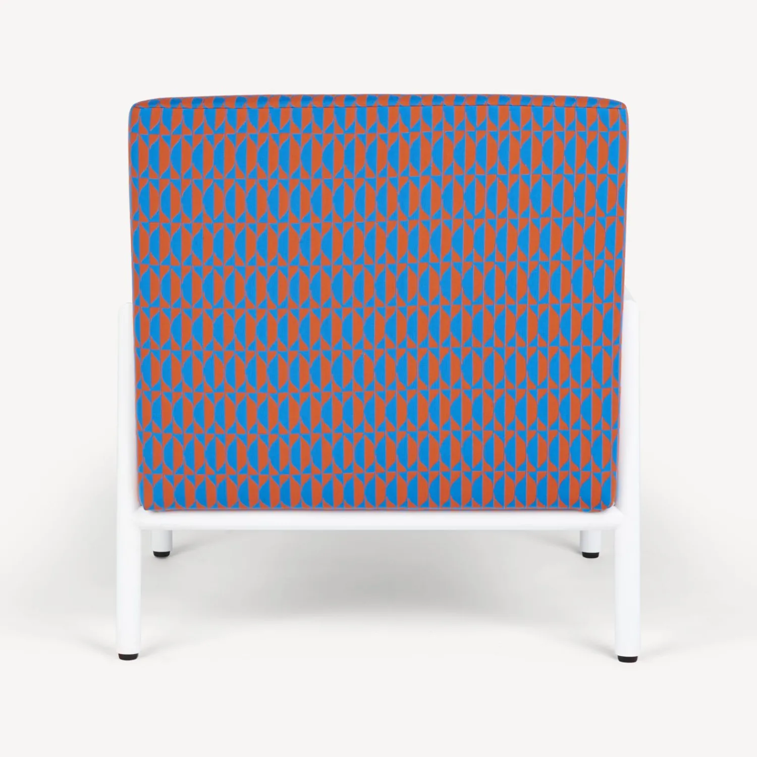 Living Rooms<Fornasetti Outdoor Armchair Losanghe Turquoise/Orange/White