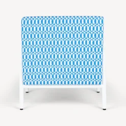 Living Rooms<Fornasetti Outdoor Armchair Losanghe Turquoise/White