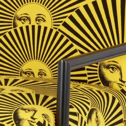 Living Rooms<Fornasetti Outdoor Armchair Soli A Ventaglio Yellow/Black