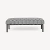Living Rooms<Fornasetti Outdoor Bench Losanghe White/Black