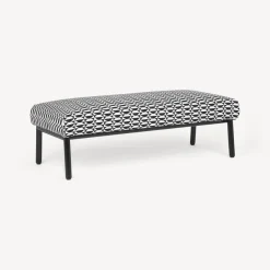 Living Rooms<Fornasetti Outdoor Bench Losanghe White/Black