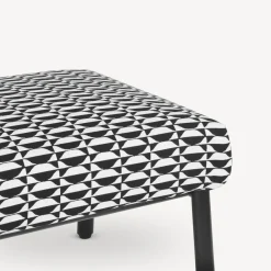 Living Rooms<Fornasetti Outdoor Bench Losanghe White/Black