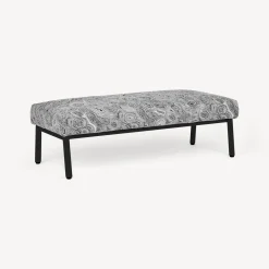 Living Rooms<Fornasetti Outdoor Bench Malachite White/Black