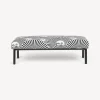 Living Rooms<Fornasetti Outdoor Bench Soli A Ventaglio White/Black