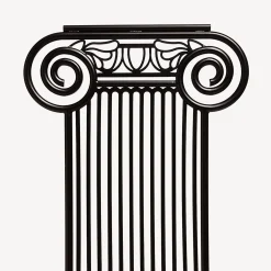 Chairs<Fornasetti Outdoor Chair Capitellum Black