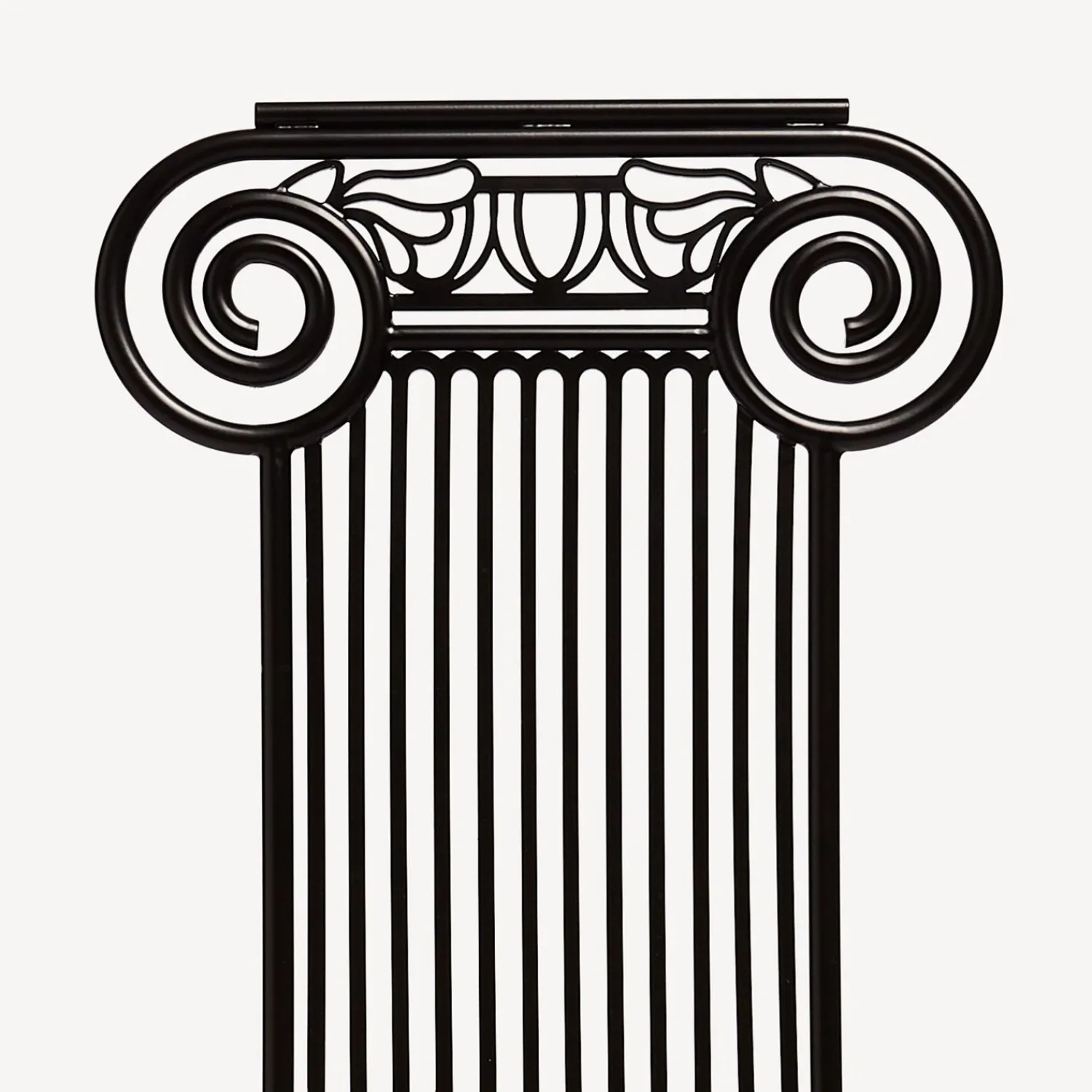 Chairs<Fornasetti Outdoor Chair Capitellum Black
