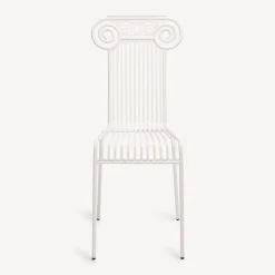 Chairs<Fornasetti Outdoor Chair Capitellum White