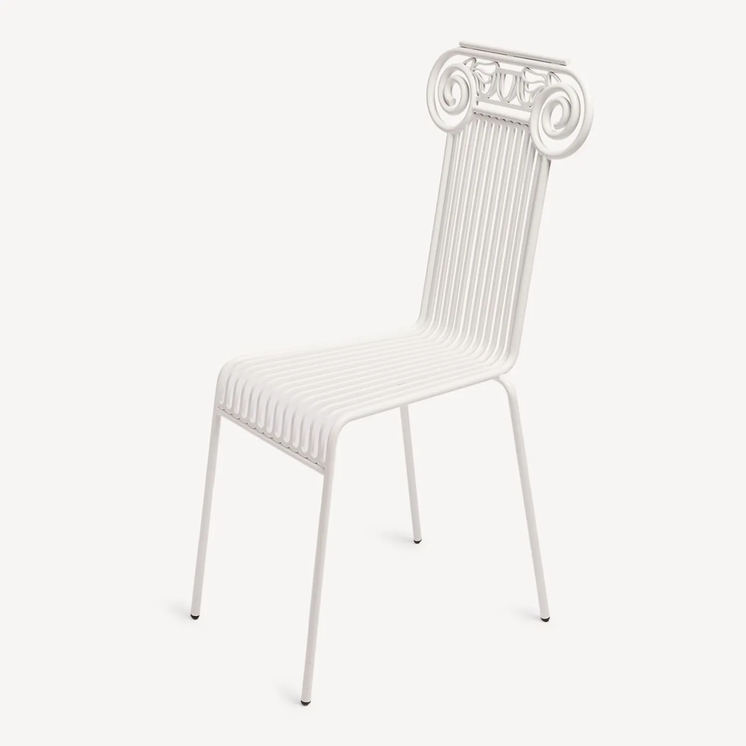 Chairs<Fornasetti Outdoor Chair Capitellum White