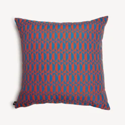 Cushions<Fornasetti Outdoor Cushion Losanghe Orange/Turquoise