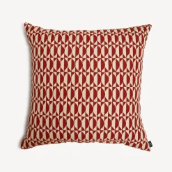 Cushions<Fornasetti Outdoor Cushion Losanghe Rust/Ecru