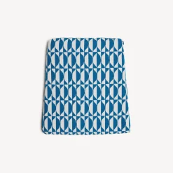 Outdoor Cushions<Fornasetti Outdoor Cushion Losanghe For Chair Capitellum Turquoise/White