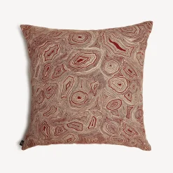 Cushions<Fornasetti Outdoor Cushion Malachite Rust/Ecru