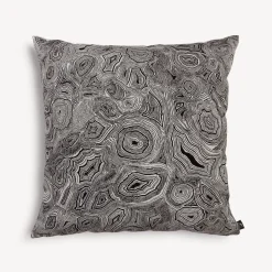 Cushions<Fornasetti Outdoor Cushion Malachite White/Black