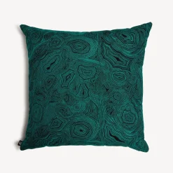 Cushions<Fornasetti Outdoor Cushion Malachite Green/Black