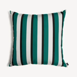 Cushions<Fornasetti Outdoor Cushion Rigato Green/White/Black