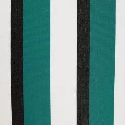 Cushions<Fornasetti Outdoor Cushion Rigato Green/White/Black