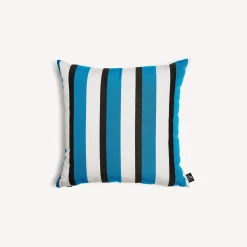 Cushions<Fornasetti Outdoor Cushion Rigato Turquoise/White/Black