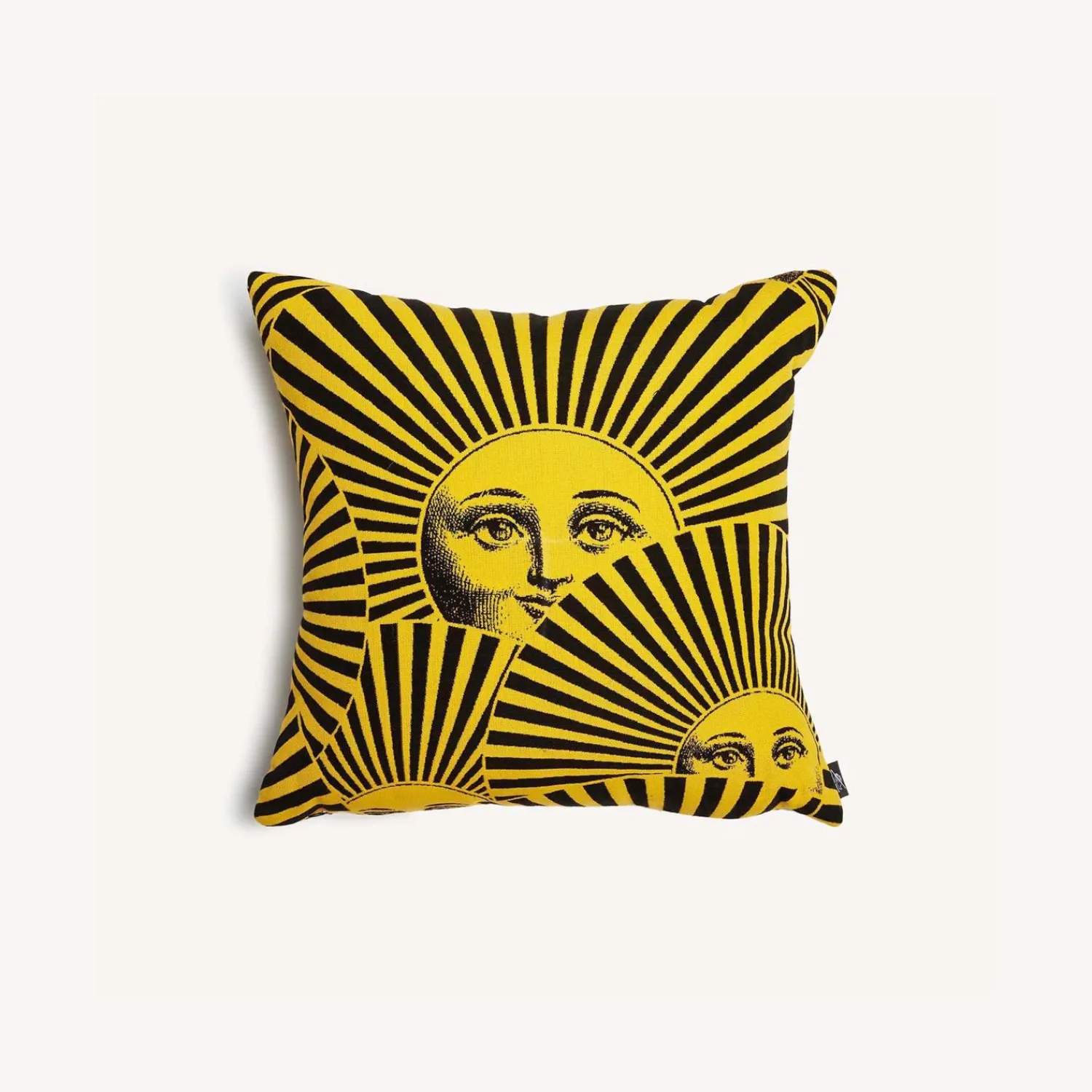 Cushions<Fornasetti Outdoor Cushion Soli A Ventaglio Yellow/Black