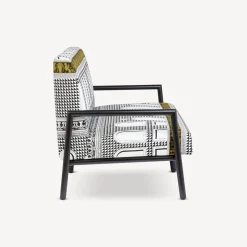 Living Rooms<Fornasetti Outdoor Sofa Facciata Quattrocentesca White/Black/Yellow