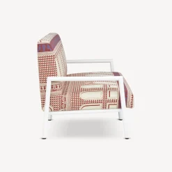Living Rooms<Fornasetti Outdoor Sofa Facciata Quattrocentesca Rust/Ecru/White