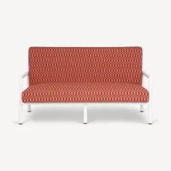 Living Rooms<Fornasetti Outdoor Sofa Losanghe Pink/Mattone/White