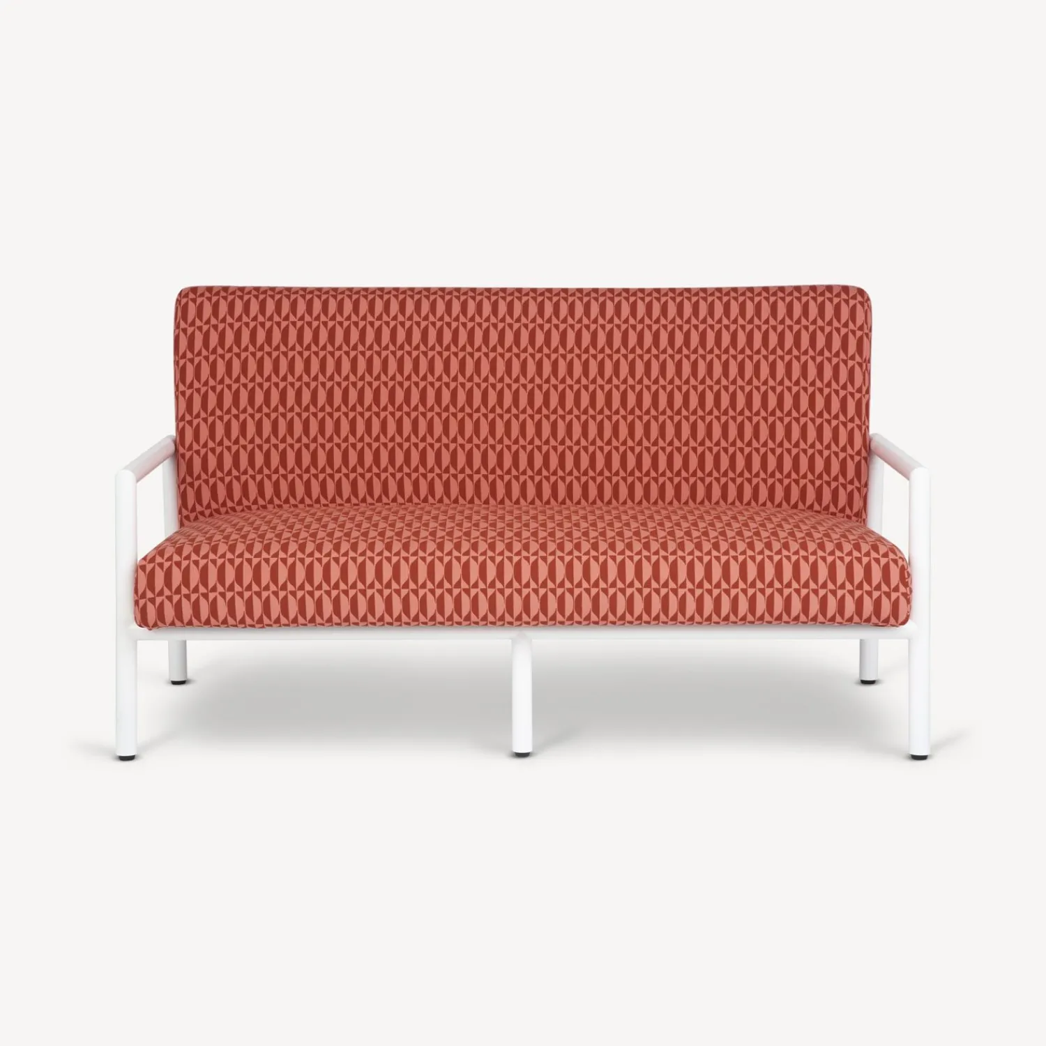 Living Rooms<Fornasetti Outdoor Sofa Losanghe Pink/Mattone/White