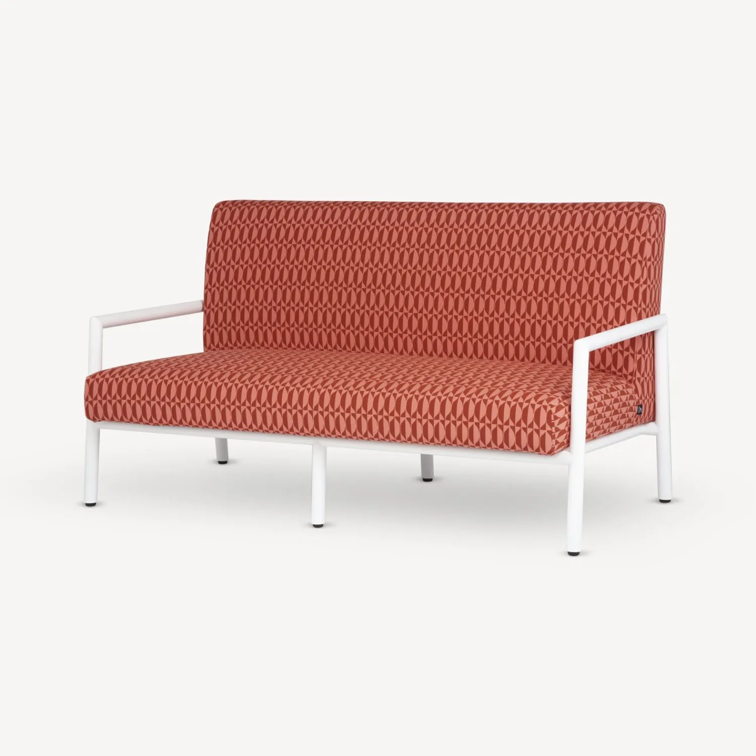 Living Rooms<Fornasetti Outdoor Sofa Losanghe Pink/Mattone/White