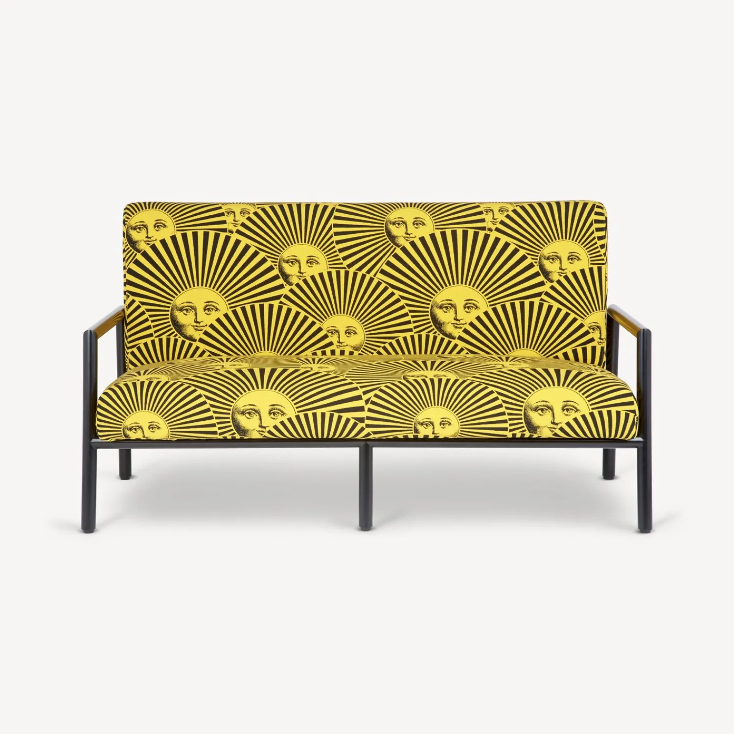 Living Rooms<Fornasetti Outdoor Sofa Soli A Ventaglio Yellow/Black