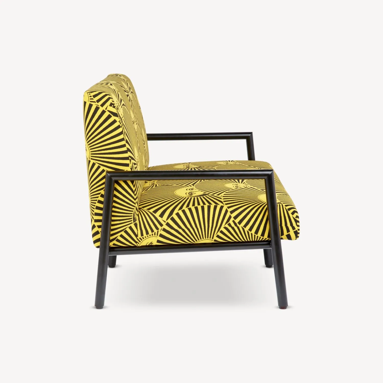 Living Rooms<Fornasetti Outdoor Sofa Soli A Ventaglio Yellow/Black