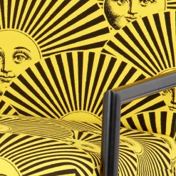 Living Rooms<Fornasetti Outdoor Sofa Soli A Ventaglio Yellow/Black