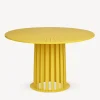 Tables<Fornasetti Outdoor Table Ara Solis Yellow