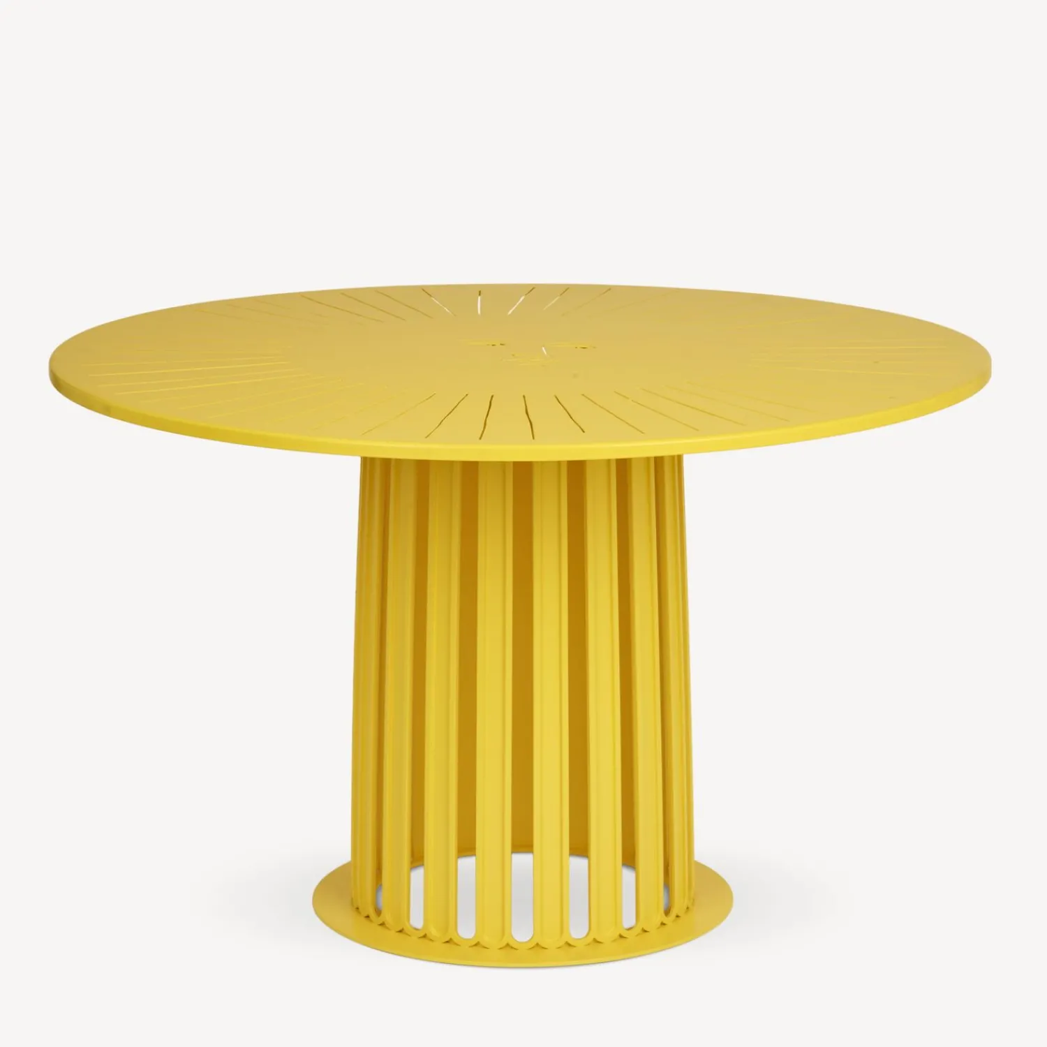 Tables<Fornasetti Outdoor Table Ara Solis Yellow
