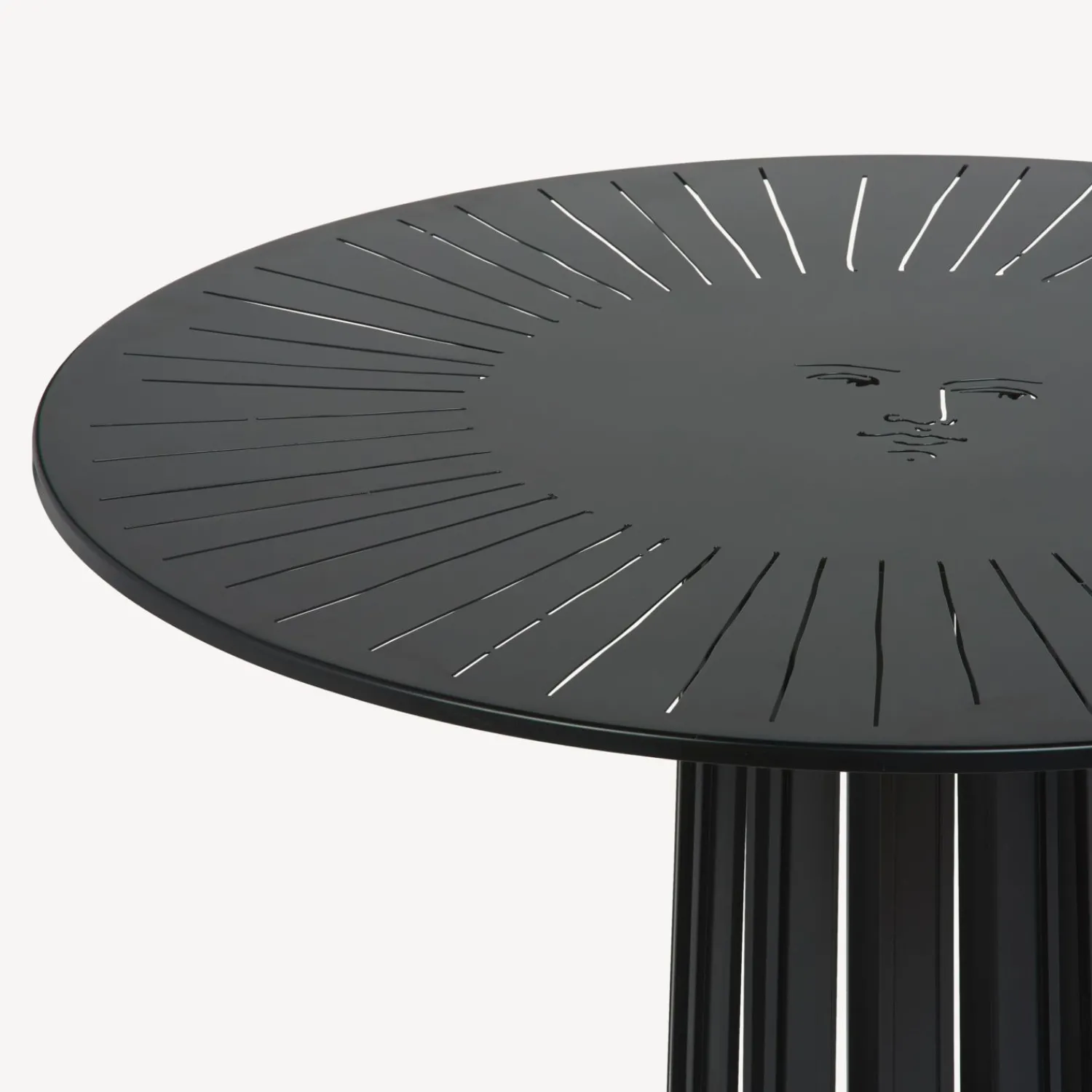 Tables<Fornasetti Outdoor Table Ara Solis Black