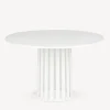 Tables<Fornasetti Outdoor Table Ara Solis White