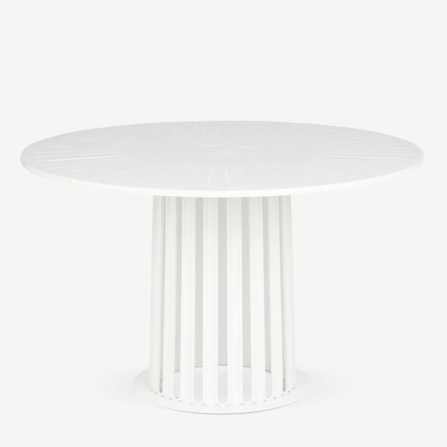 Tables<Fornasetti Outdoor Table Ara Solis White