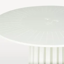Tables<Fornasetti Outdoor Table Ara Solis White