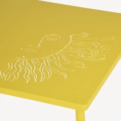Tables<Fornasetti Outdoor Table Solitario Yellow