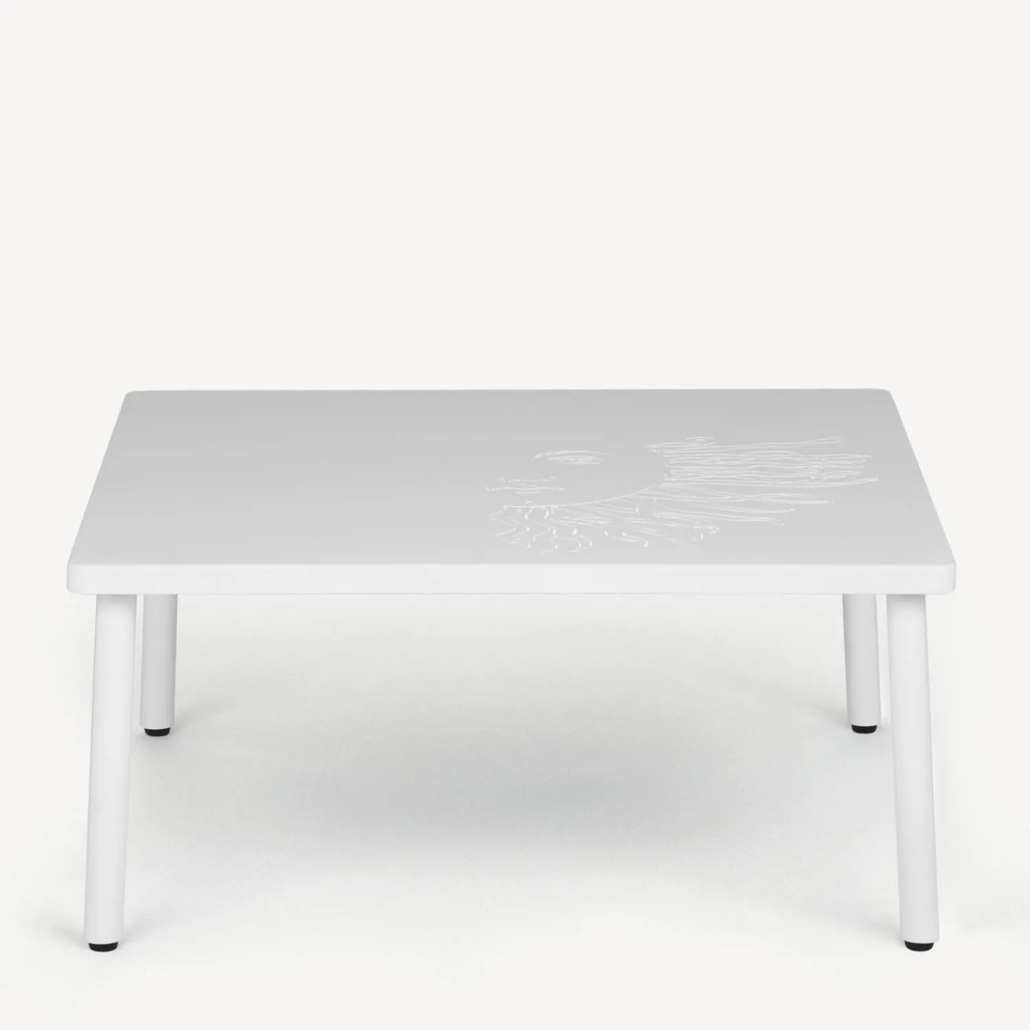 Tables<Fornasetti Outdoor Table Solitario White