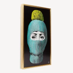 Decorative Panels<Fornasetti Panel Lux Gstaad Turquoise/Yellow/Black