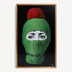 Decorative Panels<Fornasetti Panel Lux Gstaad Green/Red/Black