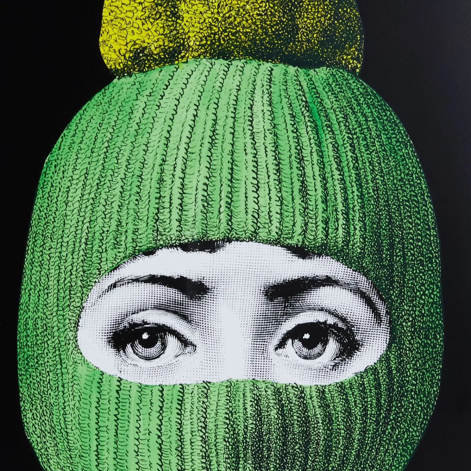 Decorative Panels<Fornasetti Panel Lux Gstaad Green/Yellow/Black