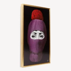 Decorative Panels<Fornasetti Panel Lux Gstaad Purple/Red/Black