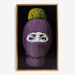 Decorative Panels<Fornasetti Panel Lux Gstaad Purple/Yellow/Black