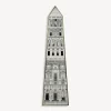 Decorative Panels<Fornasetti Panel Obelisco White/Black