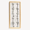 Decorative Panels<Fornasetti Panel Portachiavi White/Black